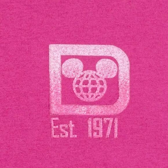 Disney World Spirit Jersey Adults Pink Magenta NWT XS / S WDW Top - Picture 5 of 5